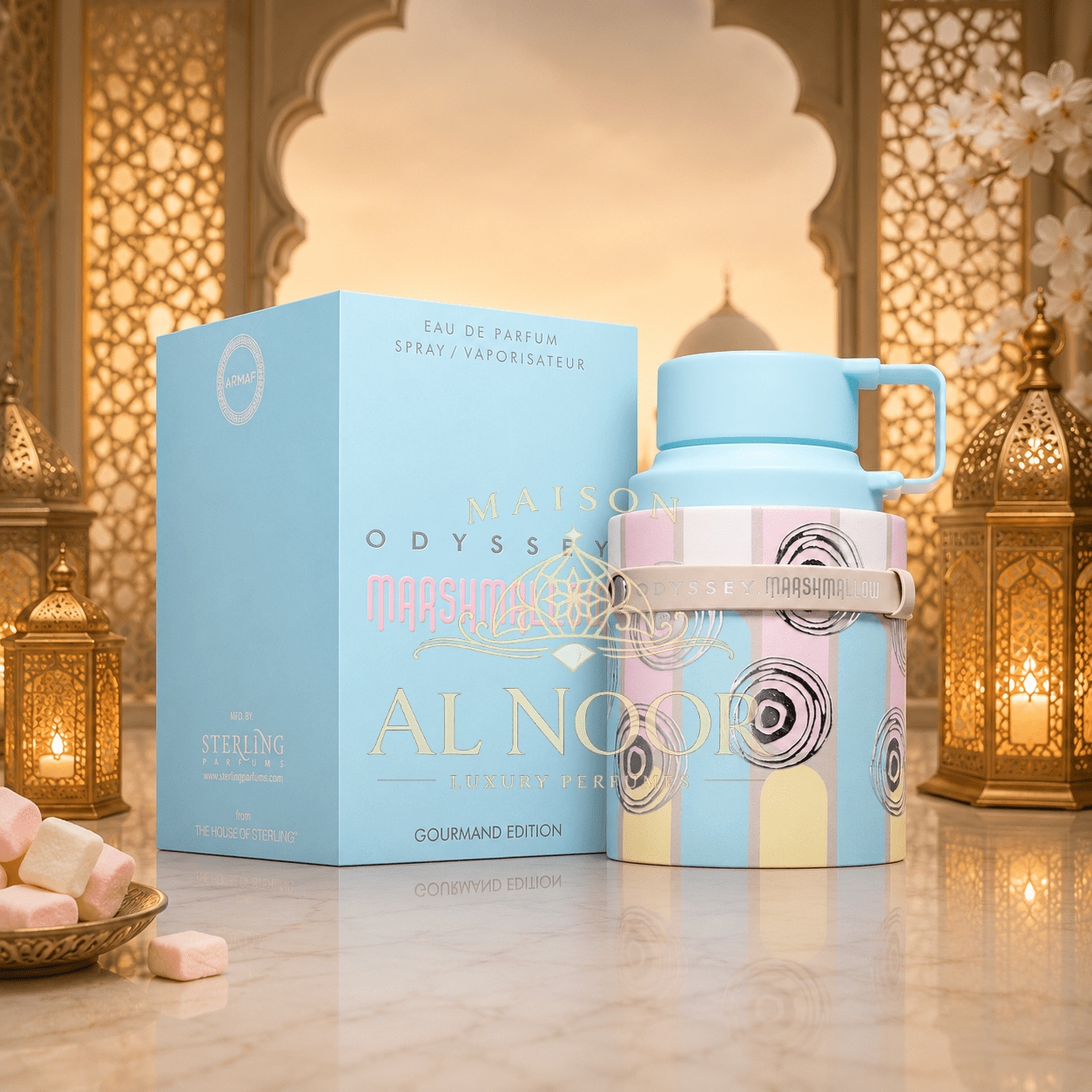Odyssey Marshmallow Gourmand Edition Eau de Parfum by Armaf. 100ml - Maison Al Noor Luxury Perfumes